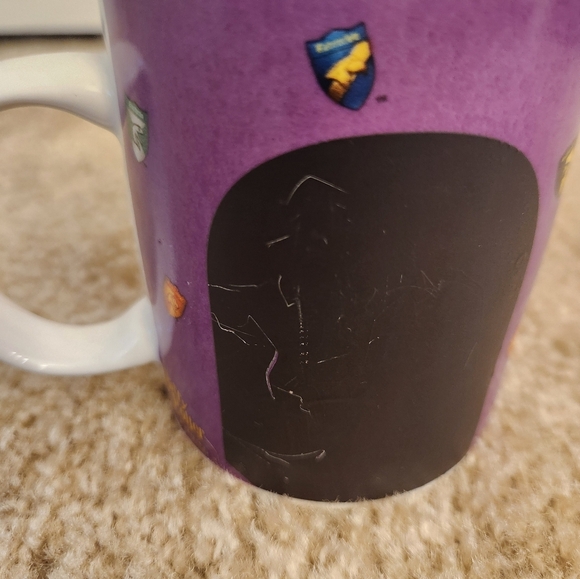 Harry Potter & Sorcerers Stone Mug Hogwarts 2001 Warner Bros Enesco 11 oz - Picture 4 of 6